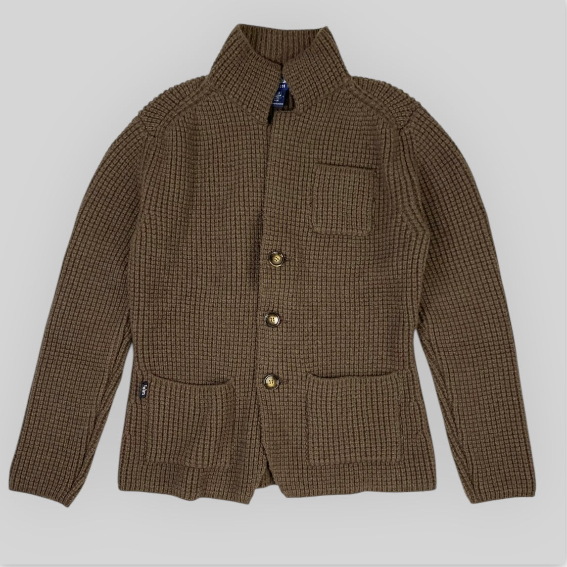 Men's Knitted Comb-Knitted Cardigan