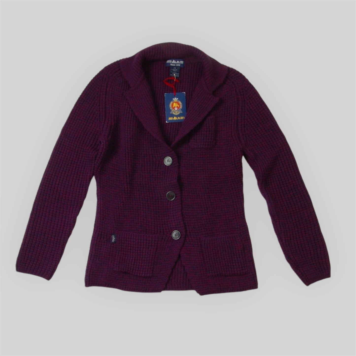 Women's Knitted Jacket in mixed wool