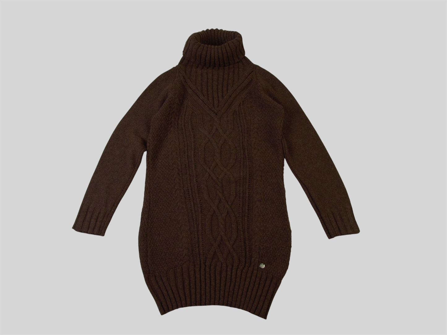 Women's Long Cable- Knit Sweater