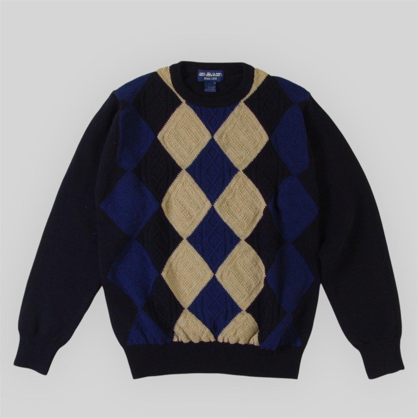 Men's Rhombus Sweater in pure wool
