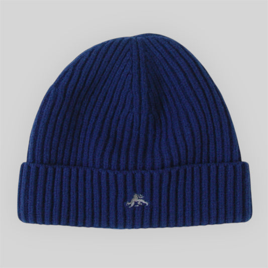 UNISEX Ribbed Cap in pure wool