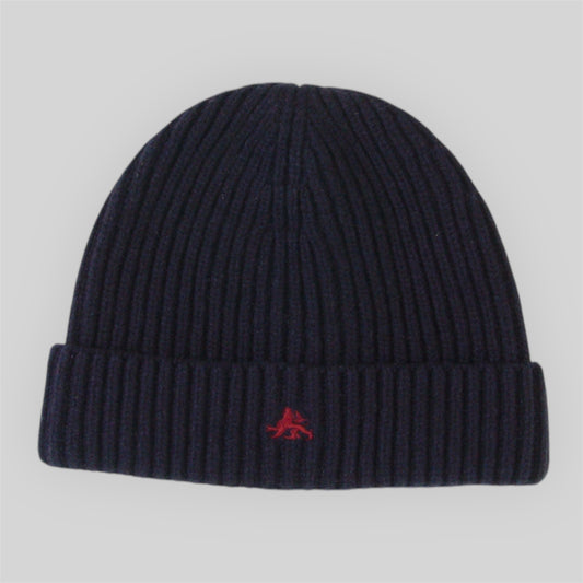 UNISEX Ribbed Cap in pure wool