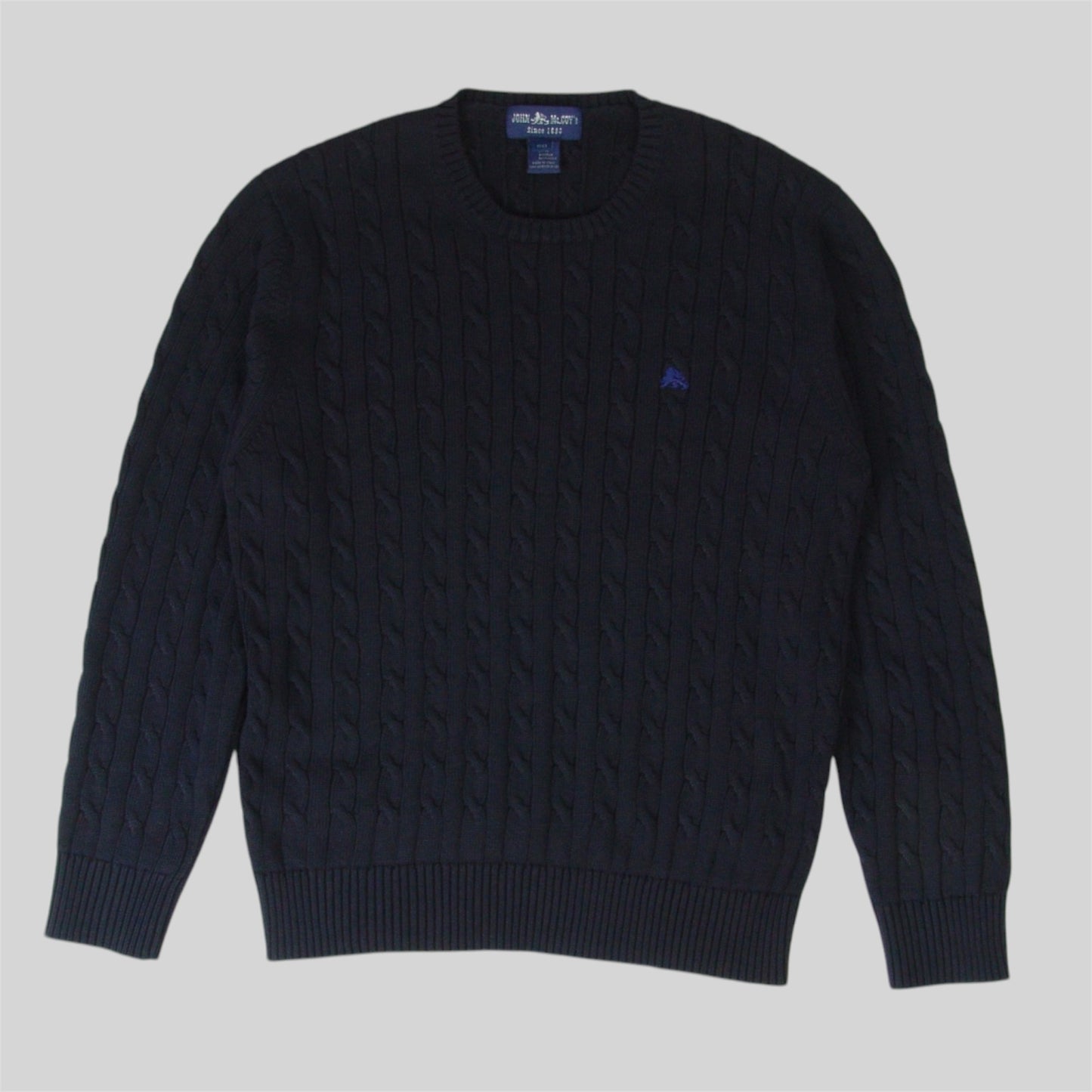 Men's Cable Sweater in cotton