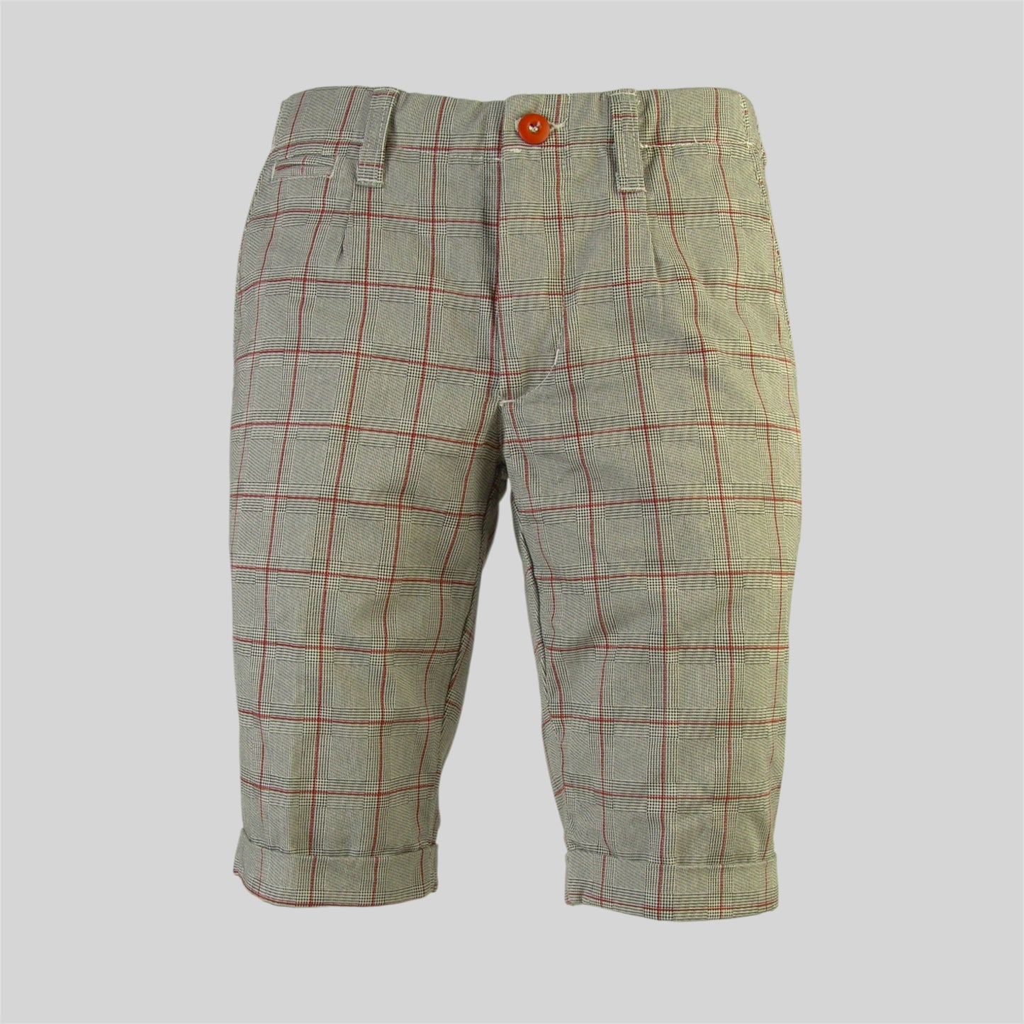 Men's Cotton Check pattern Bermuda