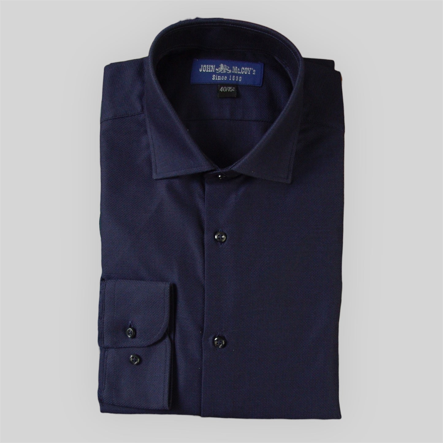 Men's French Collar Slim Shirt