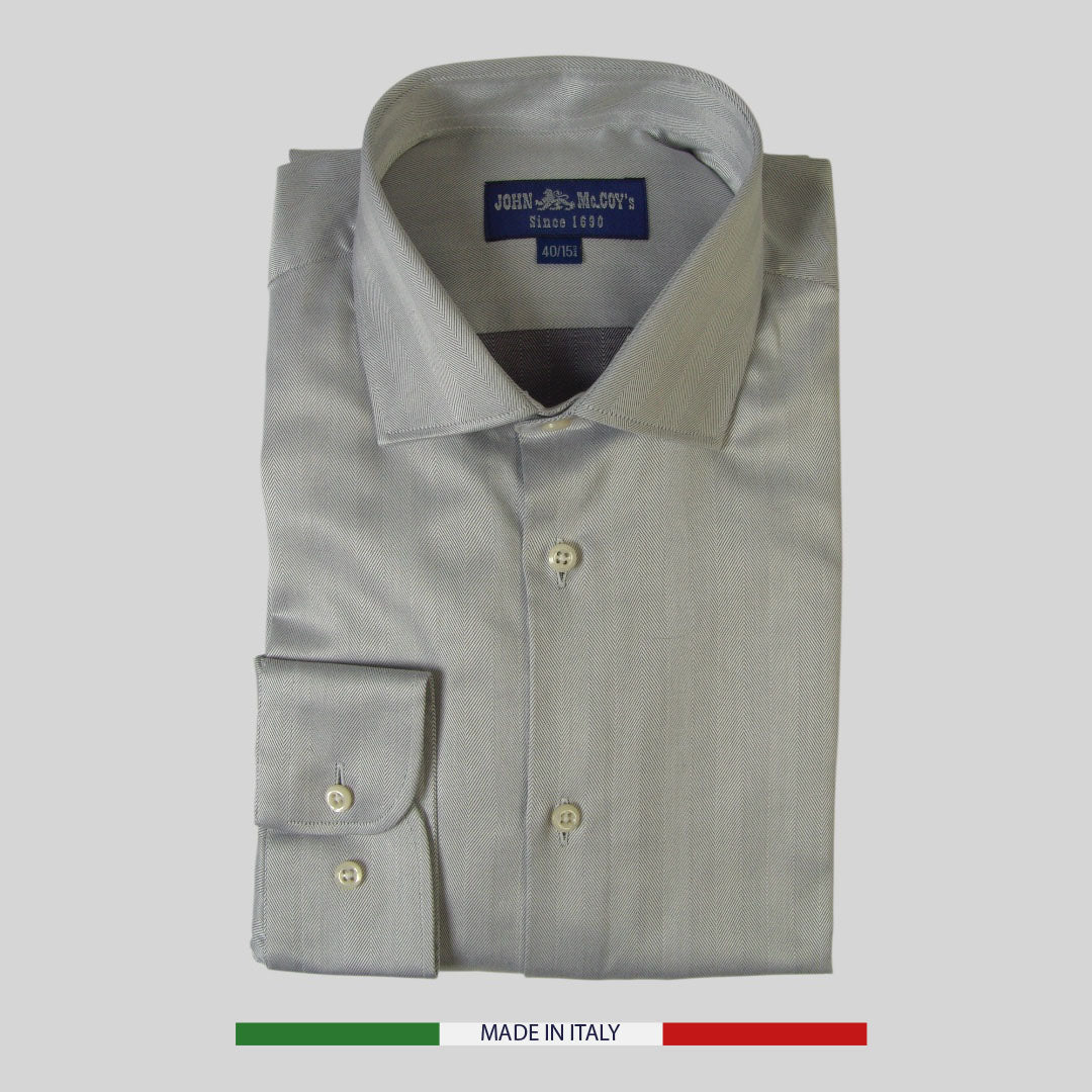Men's French Collar Slim Shirt