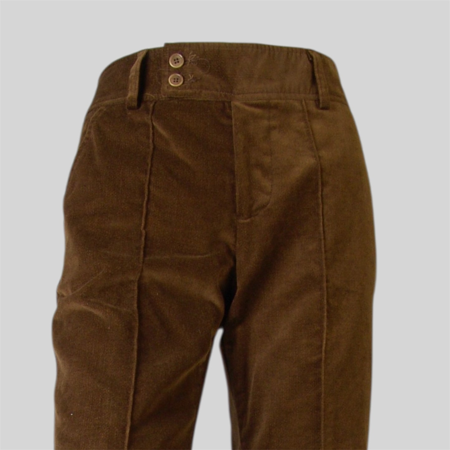 Women's Wide leg Pants in velveteen cotton