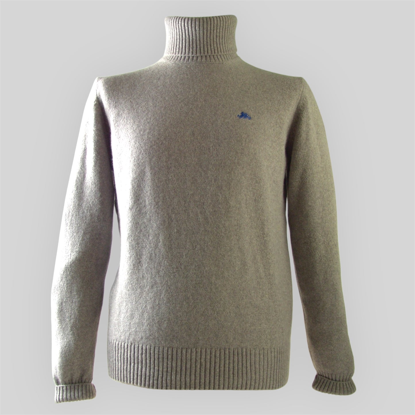 Men's Turtleneck Sweater in Pure Wool