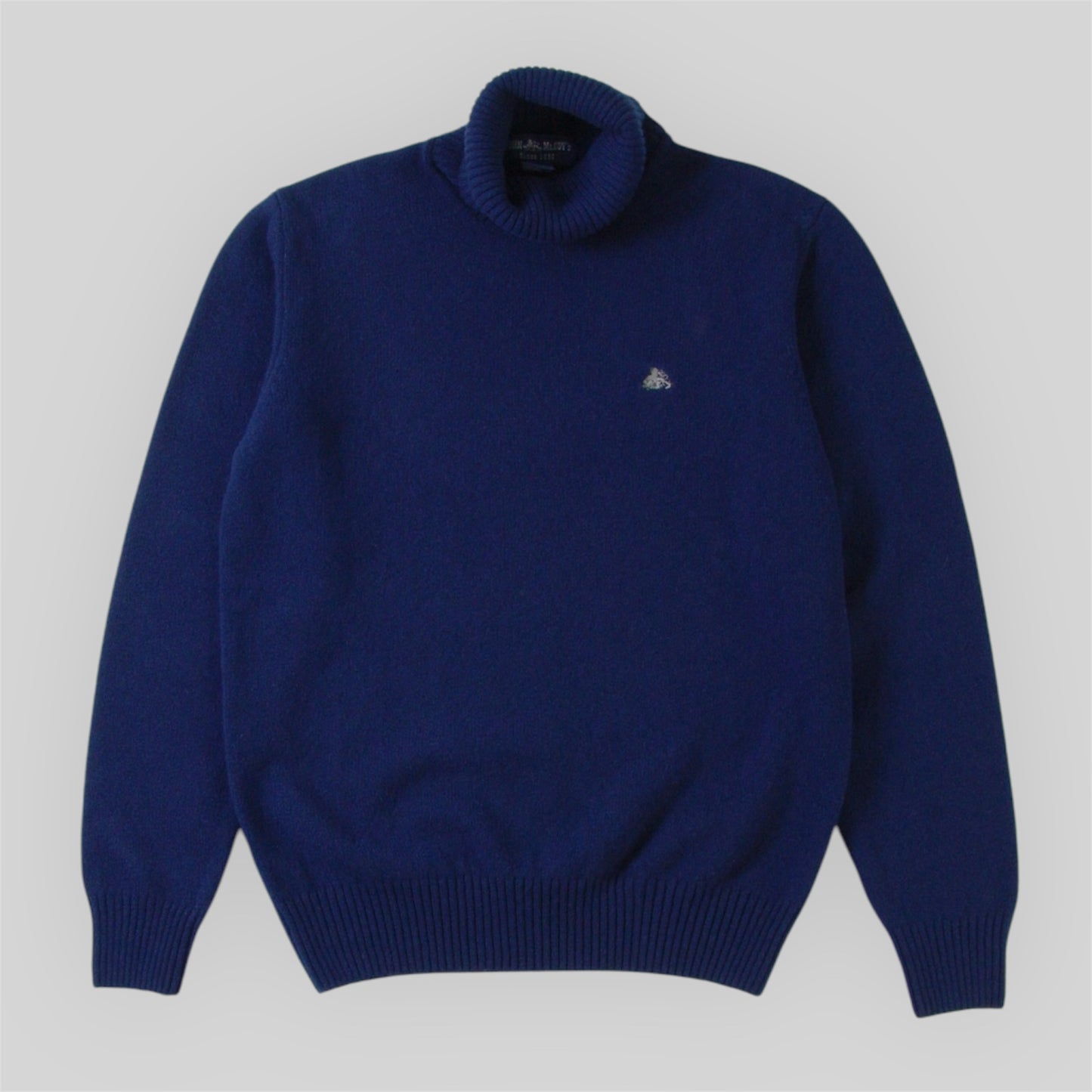 Men's Turtleneck Sweater in Pure Wool