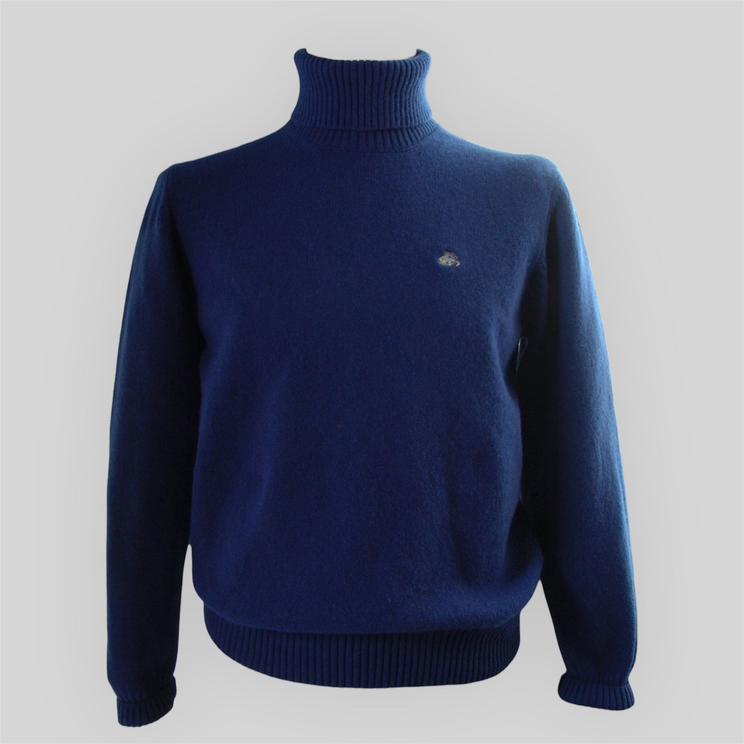 Men's Turtleneck Sweater in Pure Wool