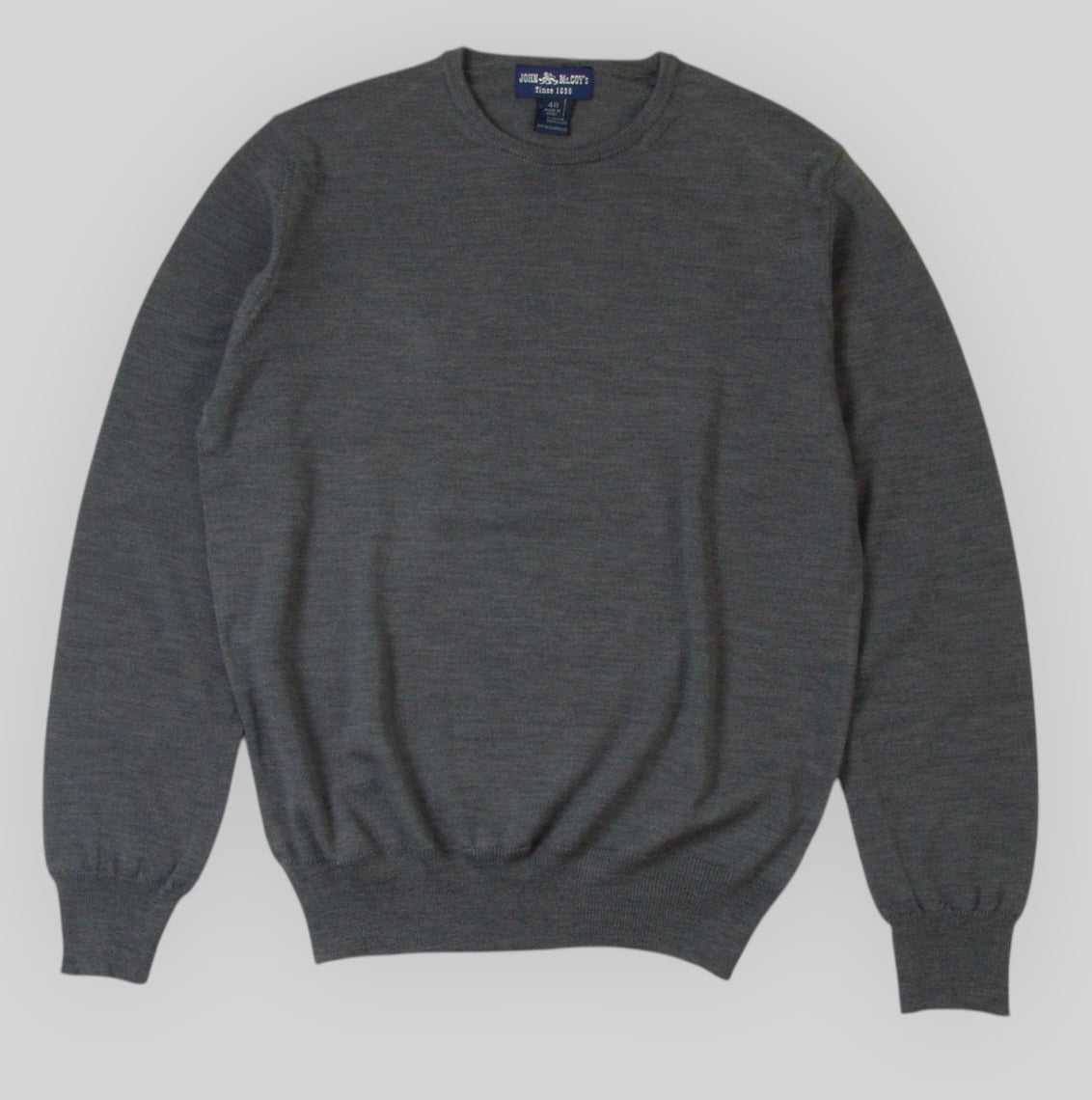 Men's Crewneck Merinos Wool Sweater
