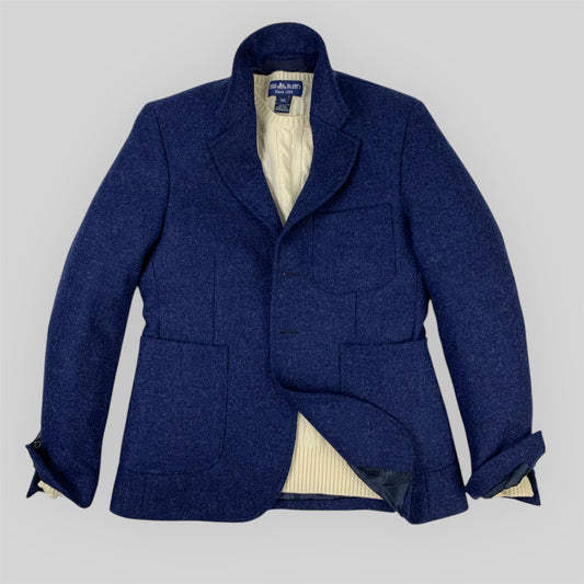 Men's 3-Button Jacket in Shetland Wool