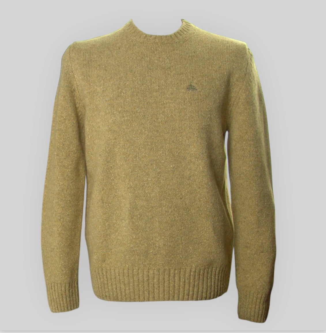 Men's Crewneck Sweater in Pure Wool