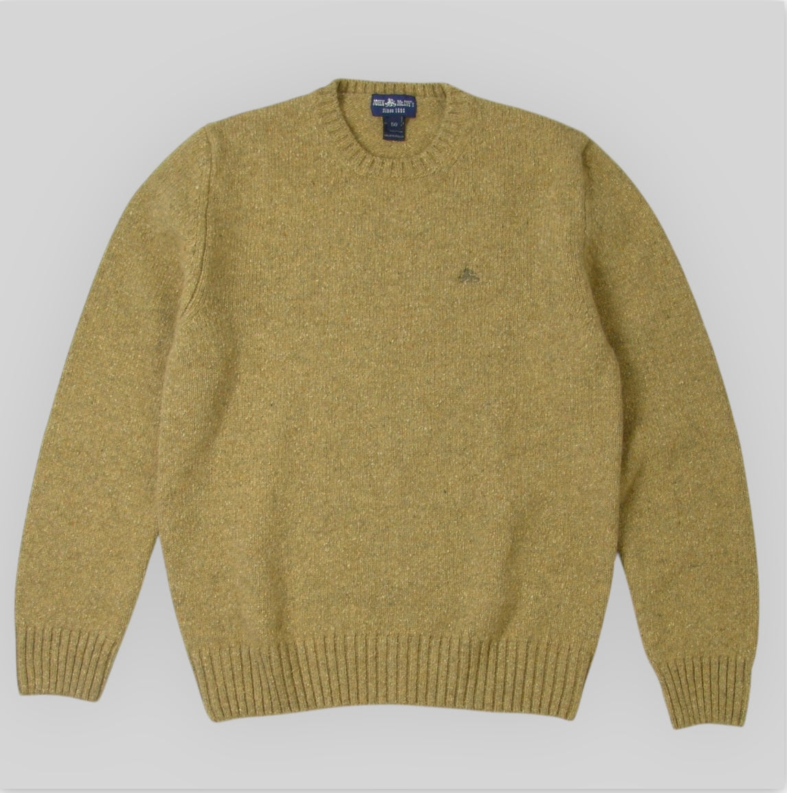 Men's Crewneck Sweater in Pure Wool