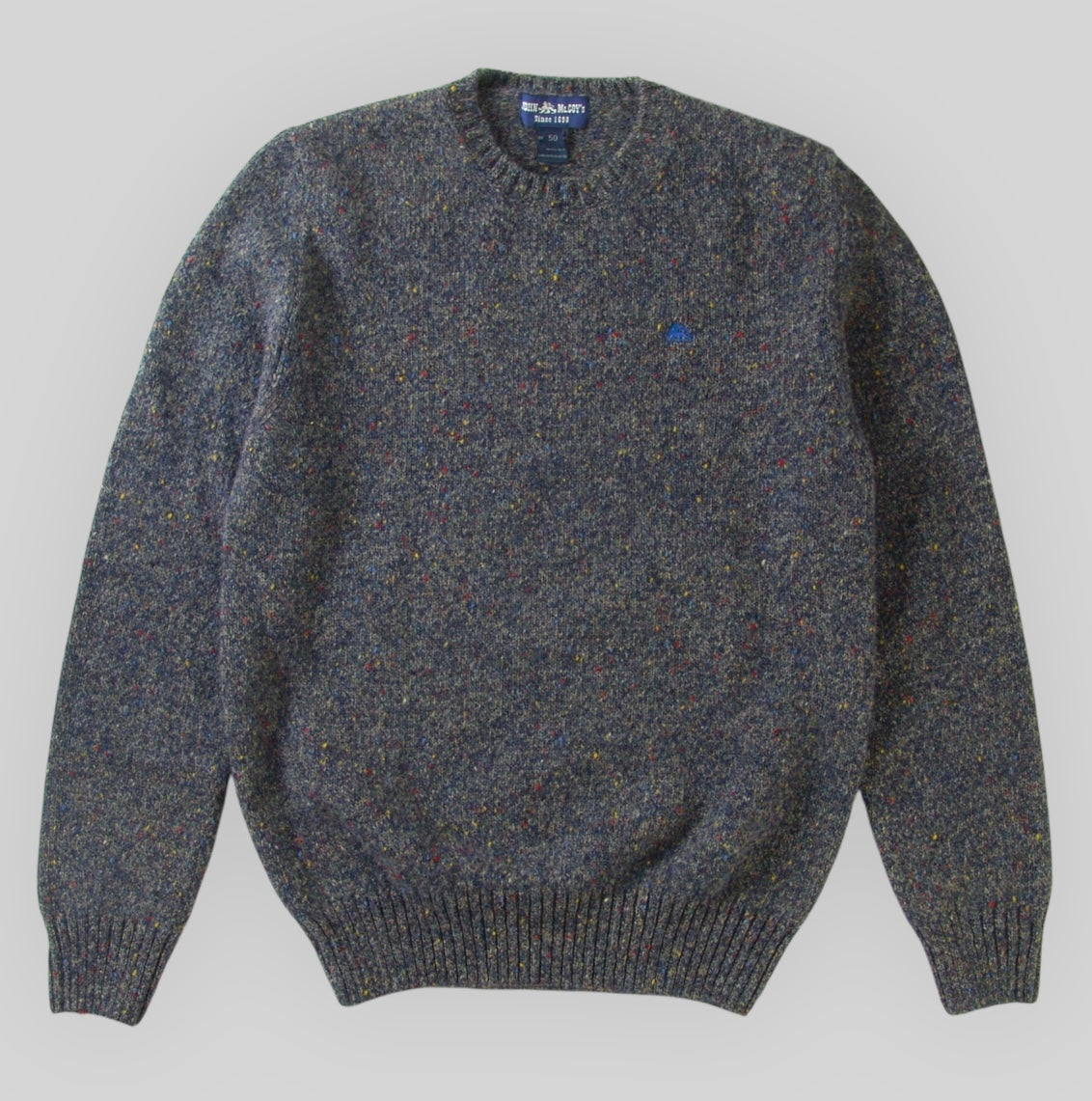 Men's Crewneck Sweater in Pure Wool