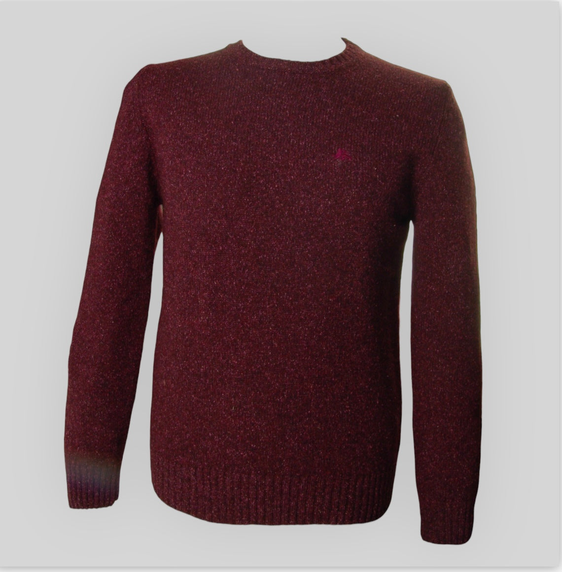 Men's Crewneck Sweater in Pure Wool