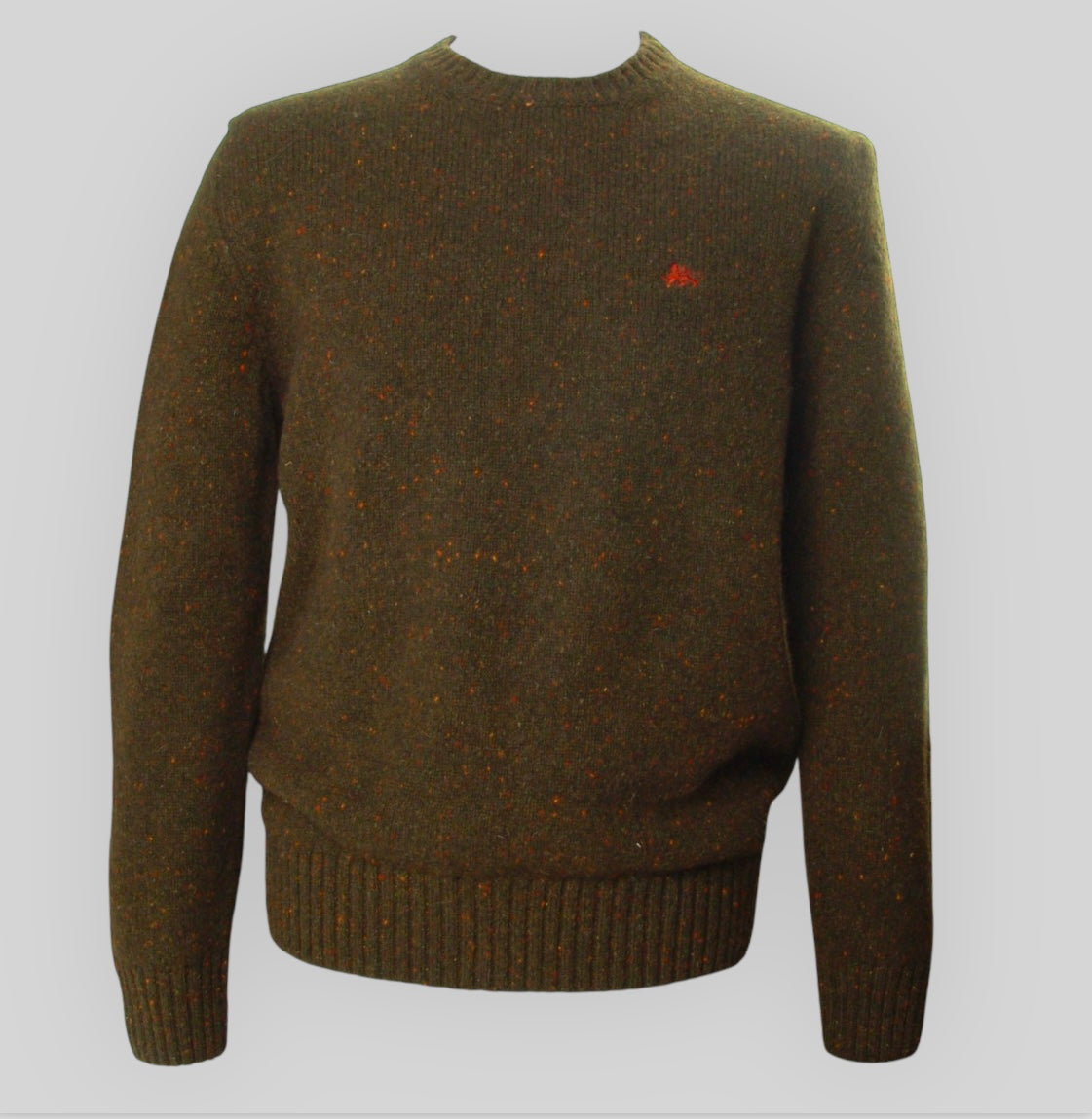 Men's Crewneck Sweater in Pure Wool