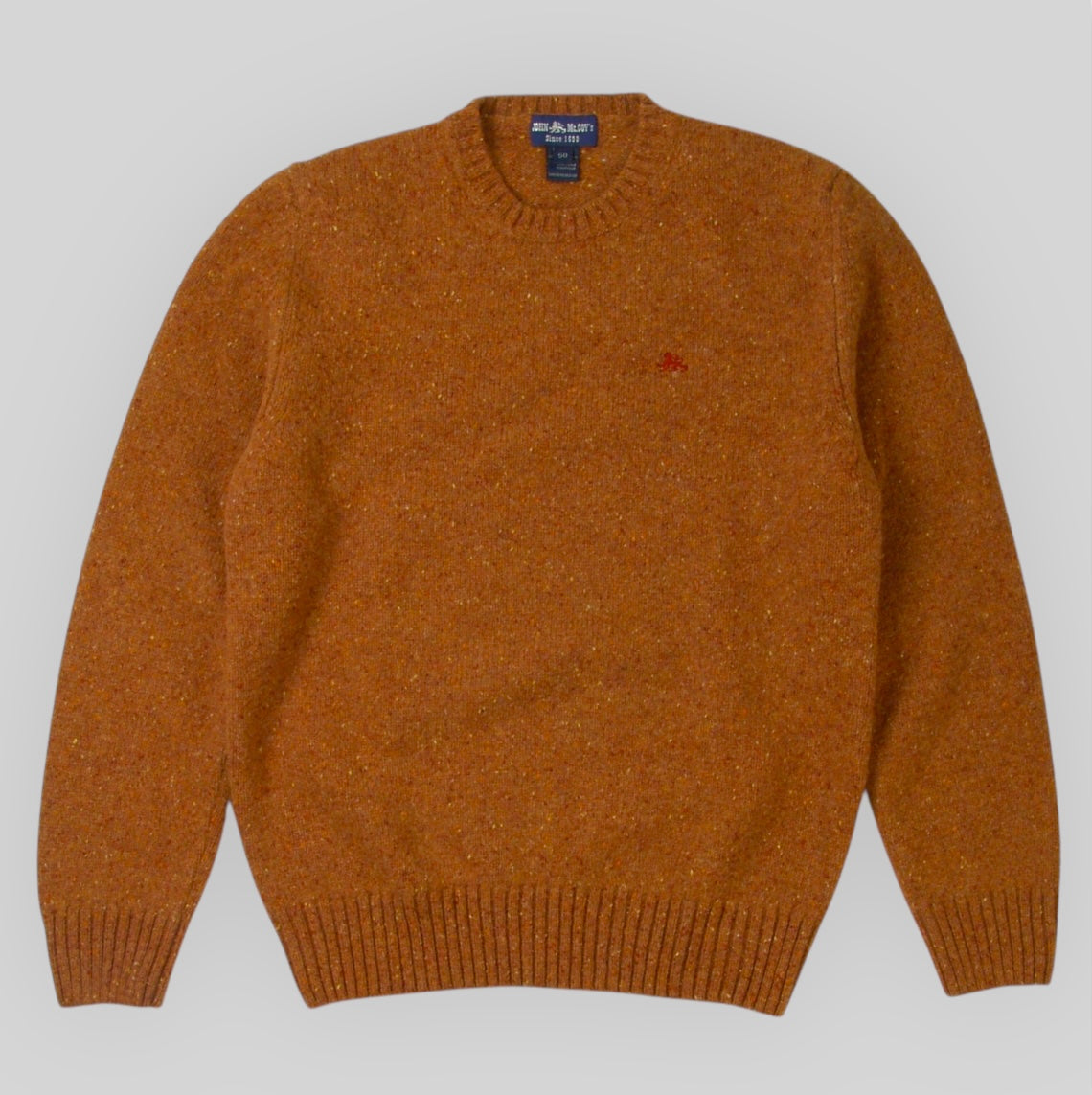 Men's Crewneck Sweater in Pure Wool