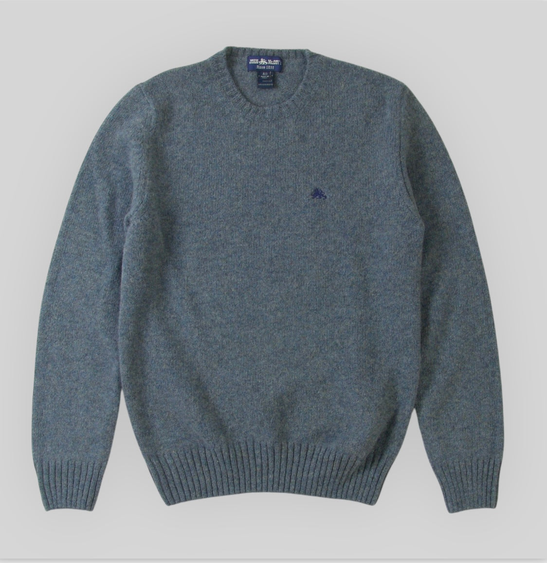 Men's Crewneck Sweater in Shetland wool