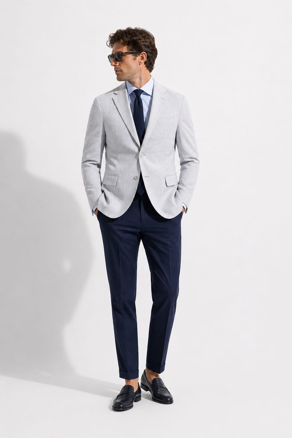 Men's Two- Buttons Cotton Jacket