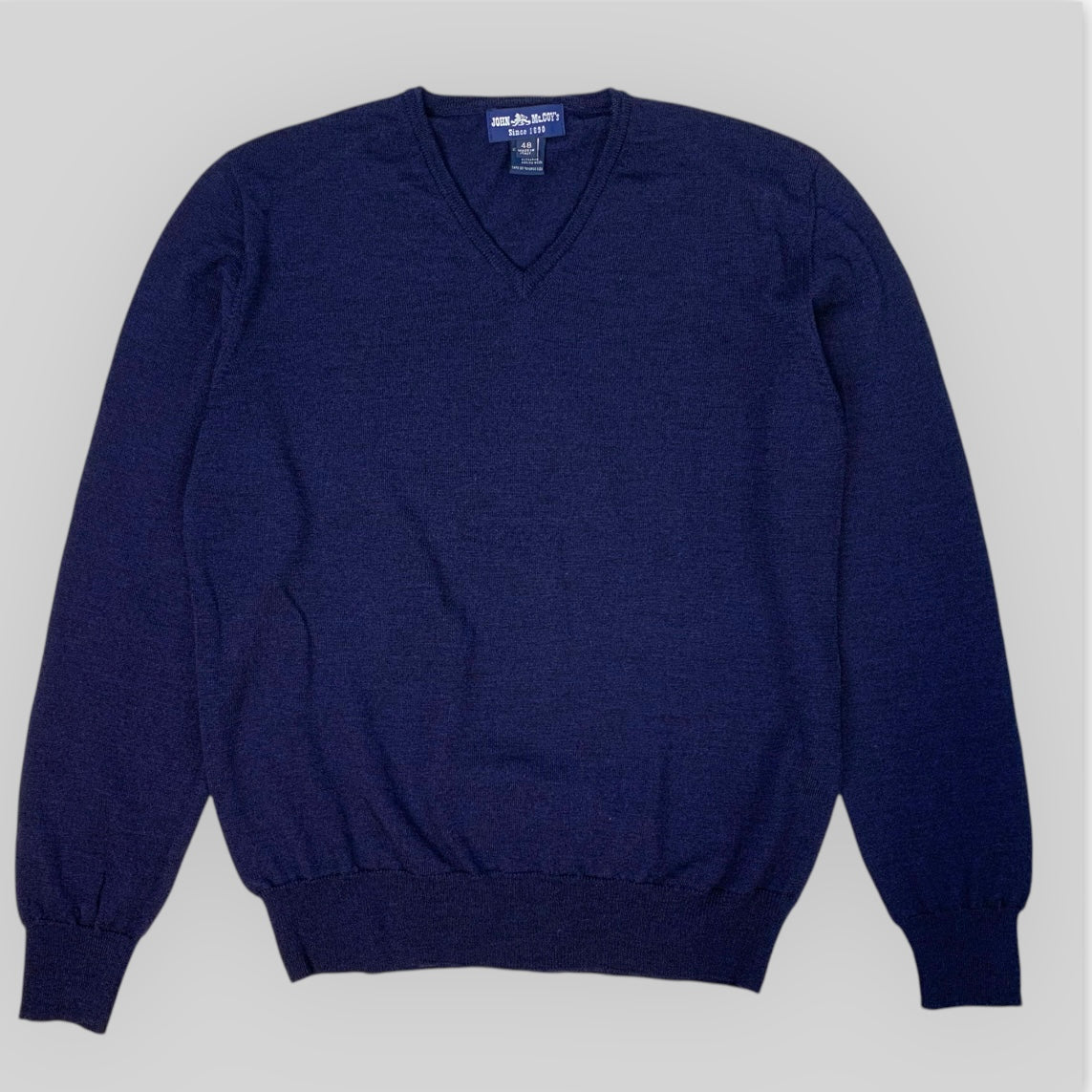 Men's Merinos Wool V-neck Sweater
