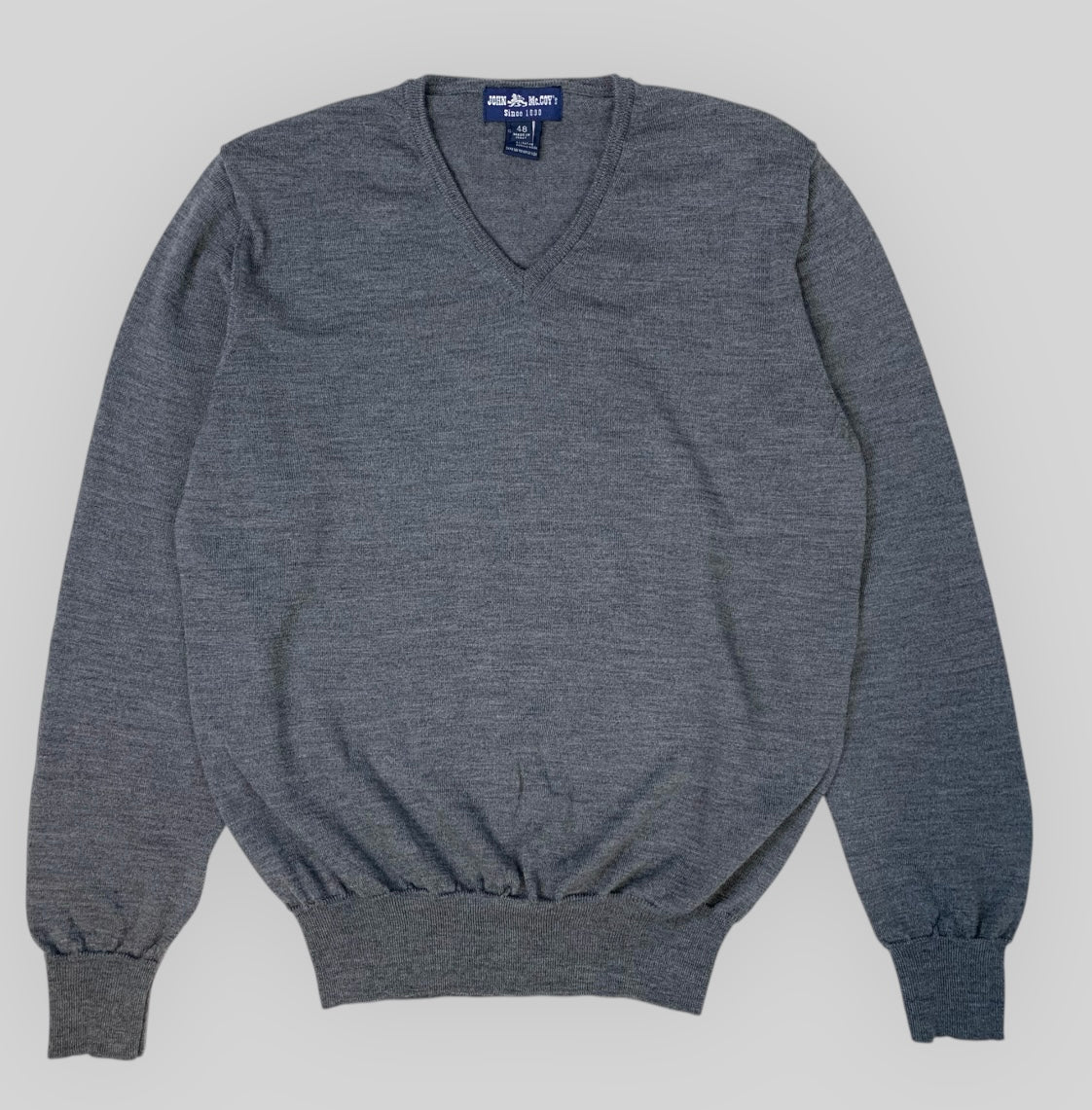 Men's Merinos Wool V-neck Sweater