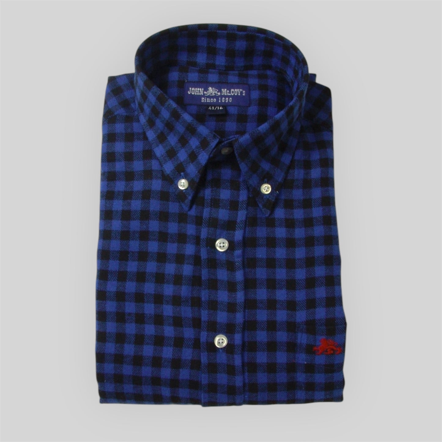 Men's Tartan Button-Down Shirt