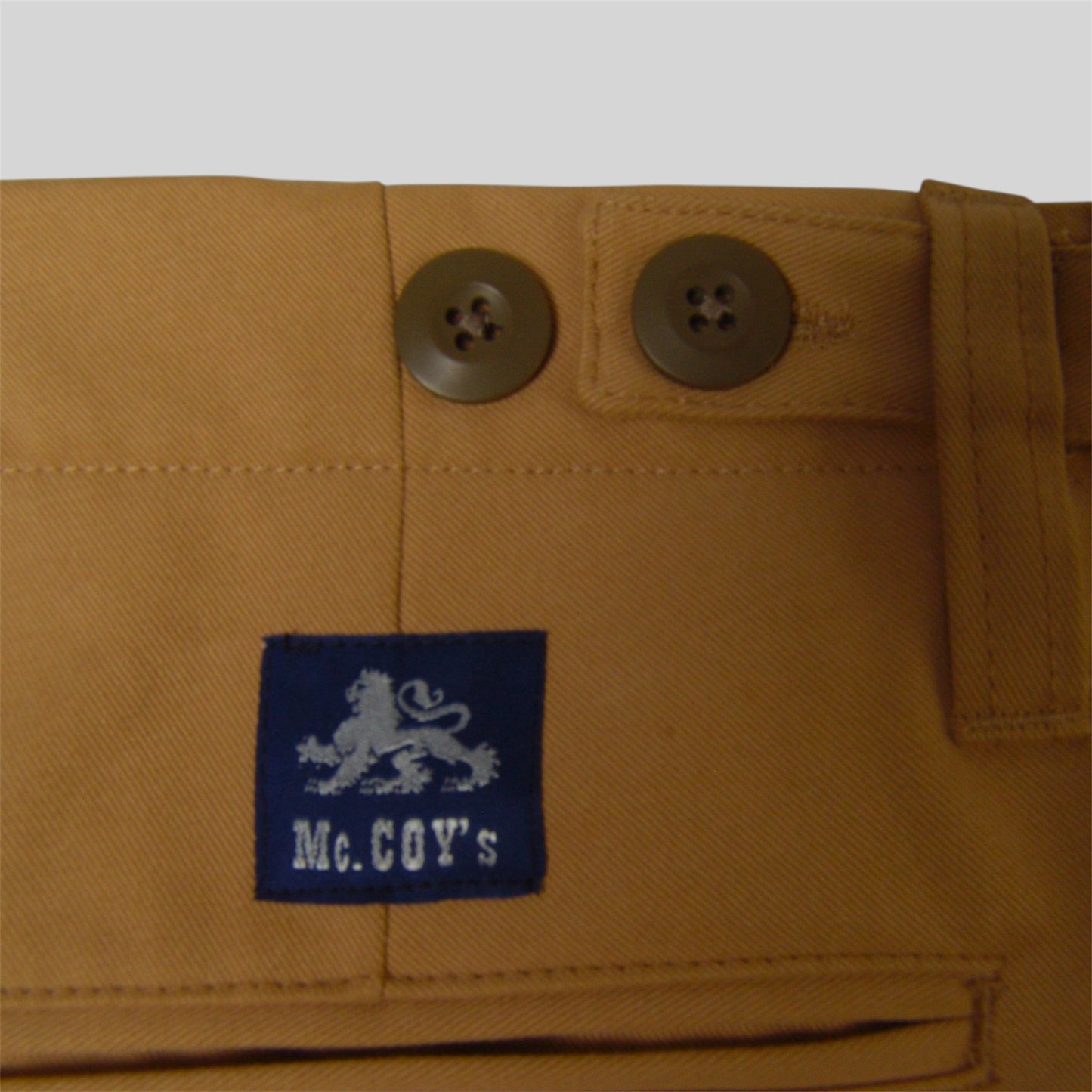 Men's Chino Pants in brushed cotton fabric