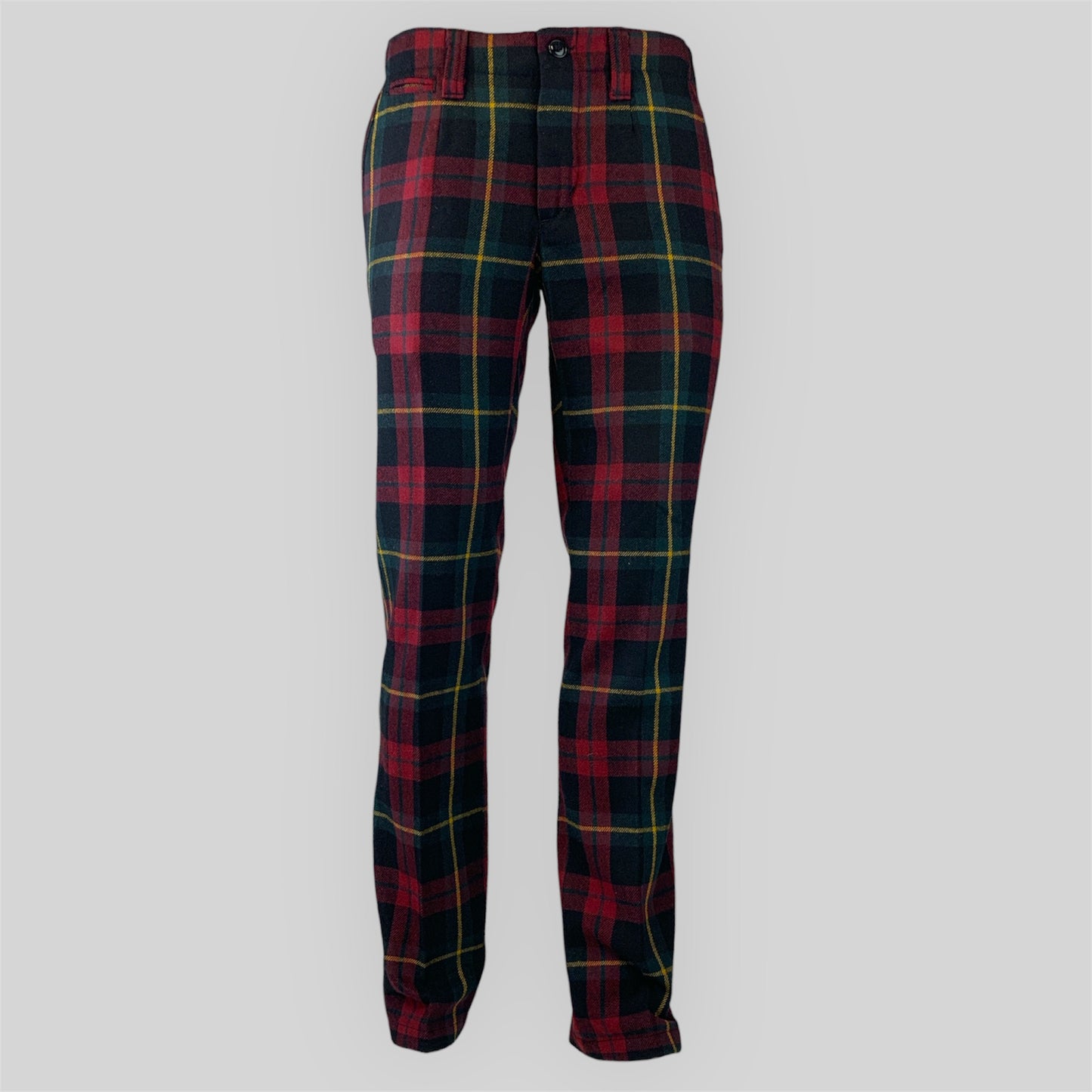 Men's Tartan Chino Trousers