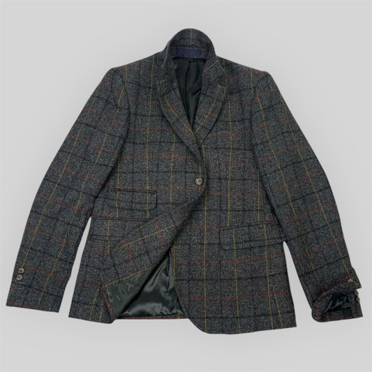 Men's Shetland Wool Tartan Jacket