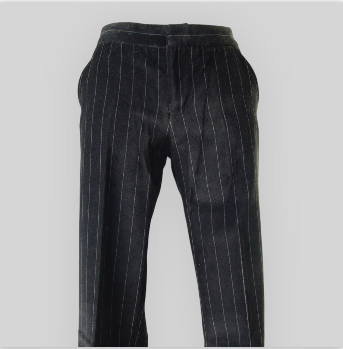 Women's Striped Velveten Pants