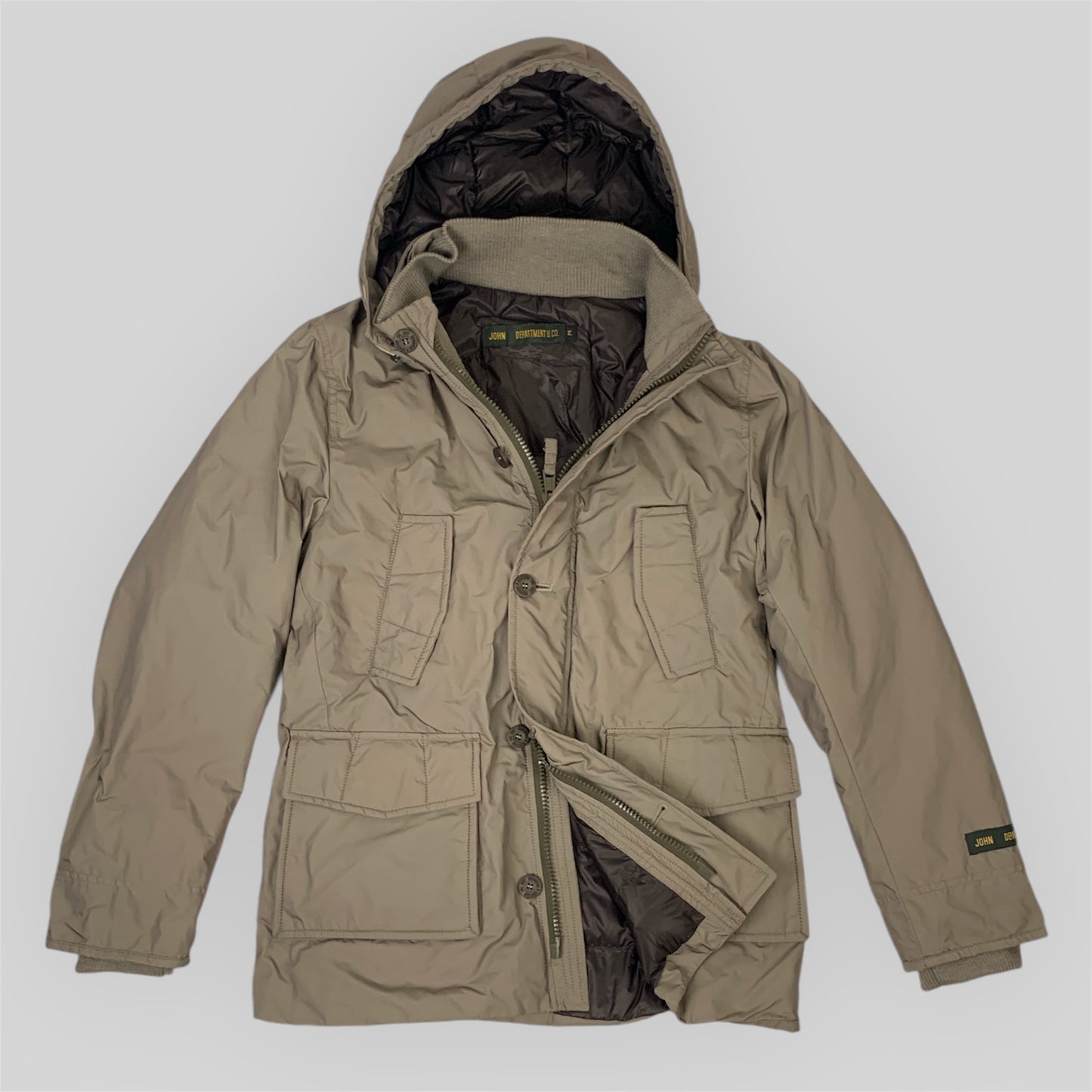 Men's Eco-down Hooded Jacket