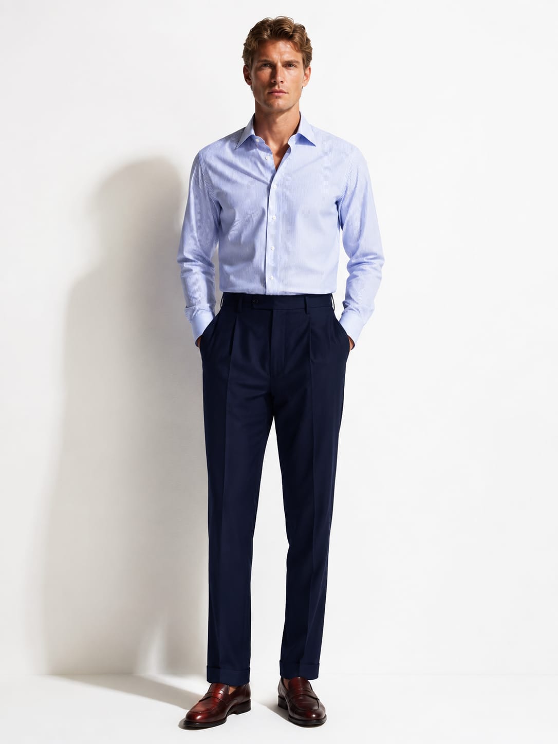 MEN'S CLASSIC SHIRT ITALIAN COLLAR
