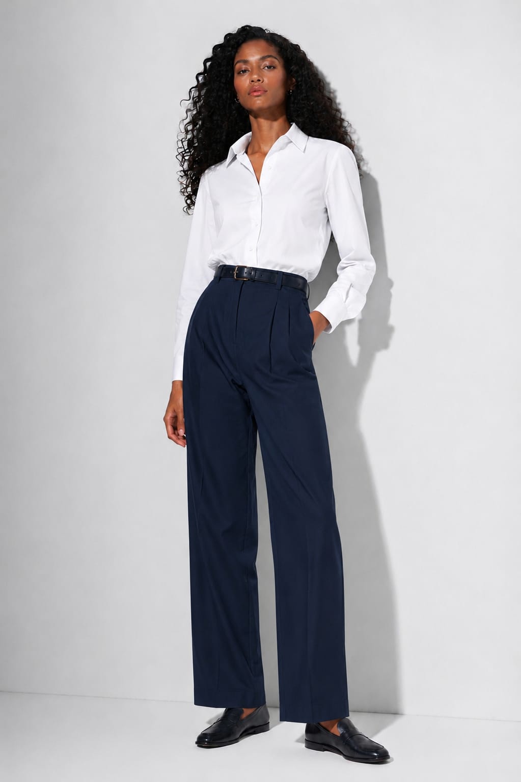 LONG SLEEVE SHIRT FRENCH COLLAR