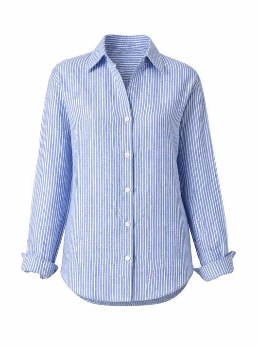 ITALIAN COLLAR SHIRT LONG SLEEVE