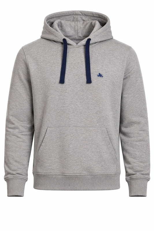 HOOD FLEECE WITH EMBROIDERY LOGO