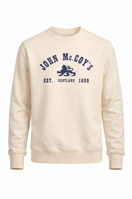 CREW NECK FLEECE PRINTED