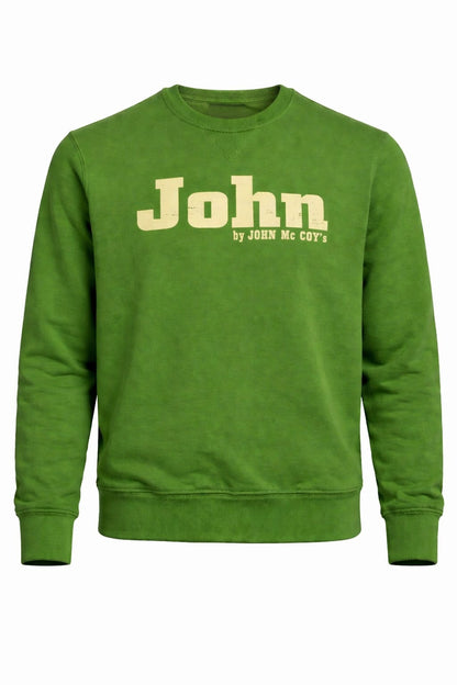 CREW NECK FLEECE PRINTED
