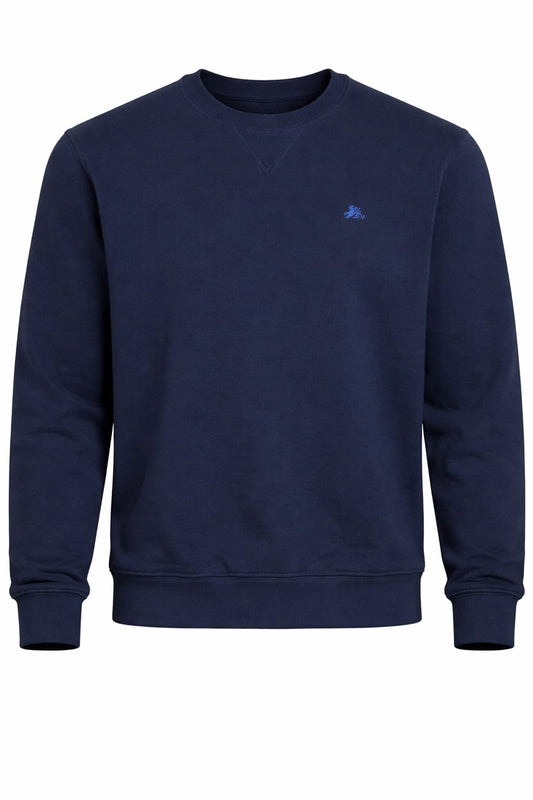 CREW NECK FLEECE WITH LOGO