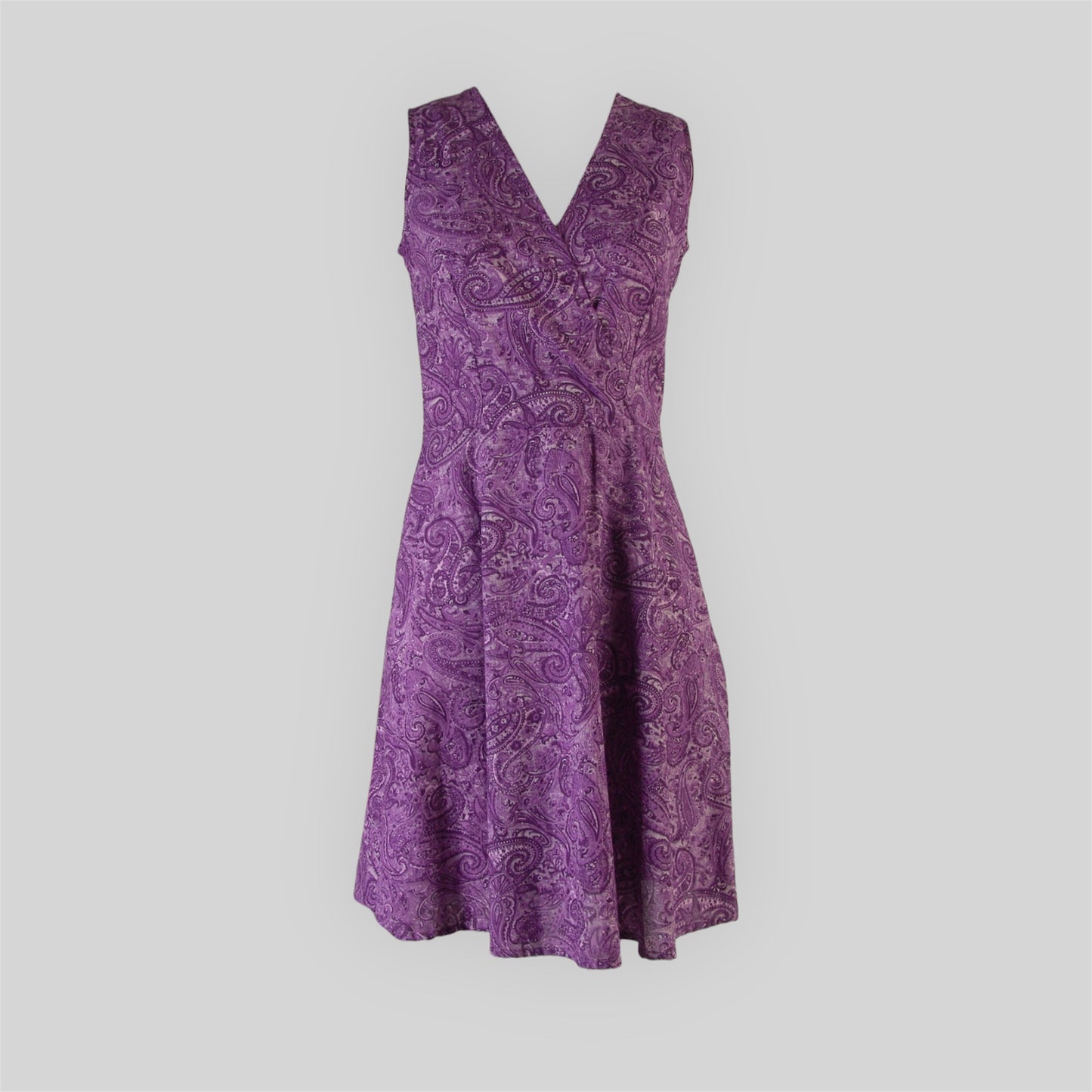 Women's Knee-Length Printed Cotton Dress