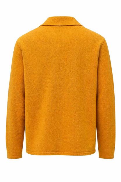 CARDIGAN POLO SWEATER