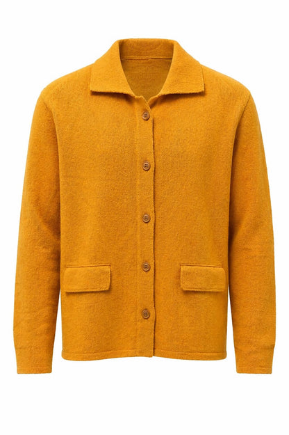 CARDIGAN POLO SWEATER