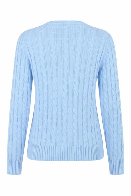Braids crew neck sweater