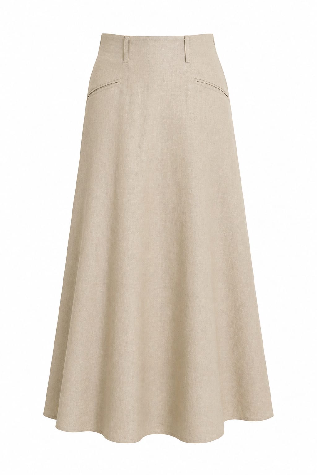 LONG FLARED SKIRT