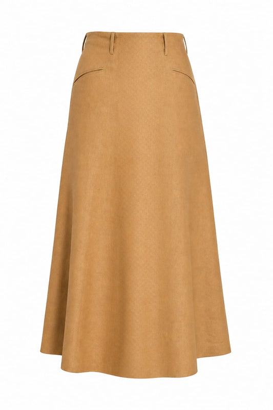 LONG FLARED SKIRT