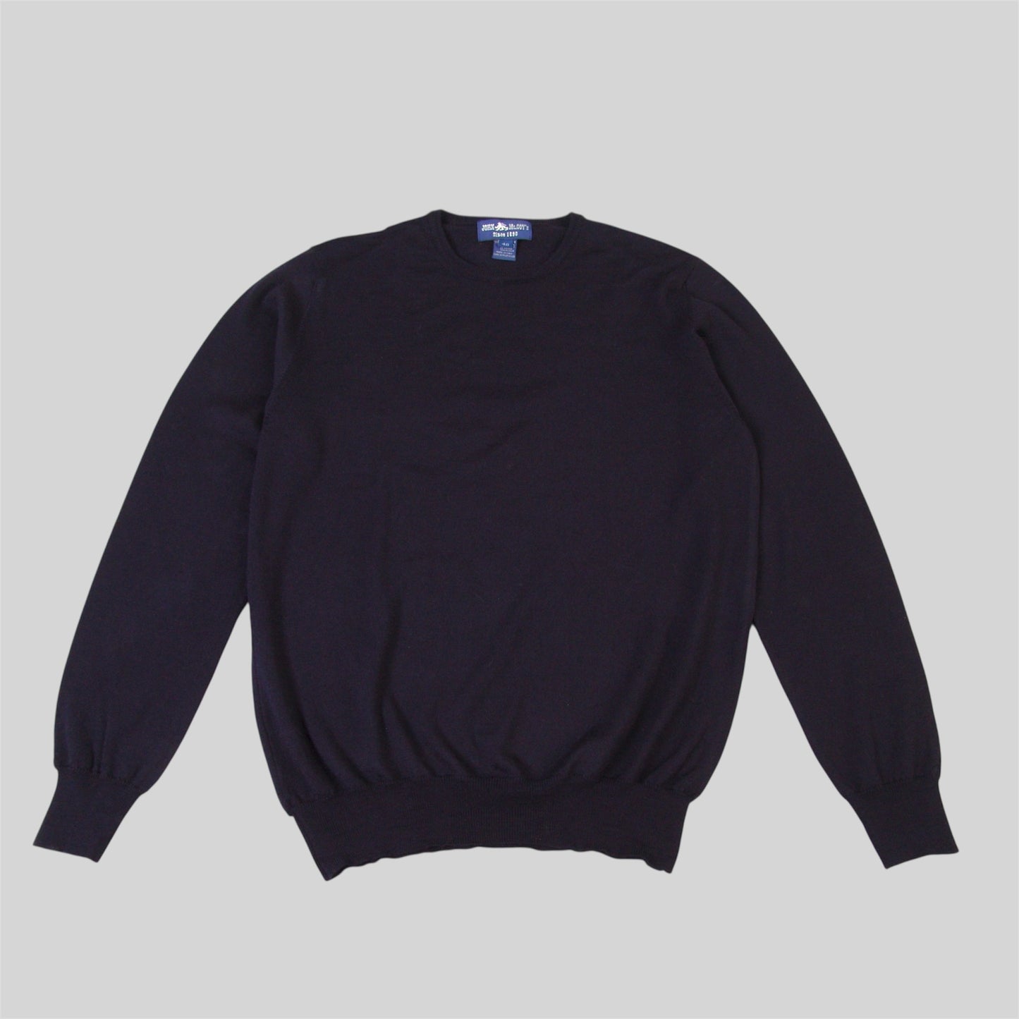 Men's Crewneck Sweater in pure merinos wool