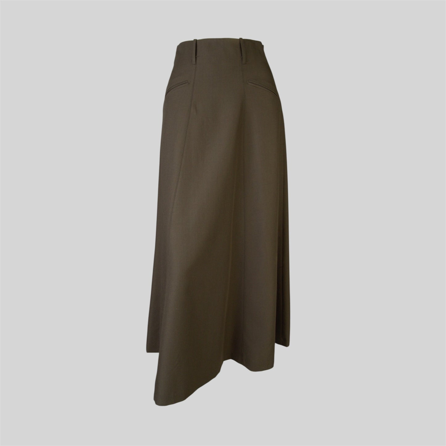 Women's Long Virgin Wool Skirt