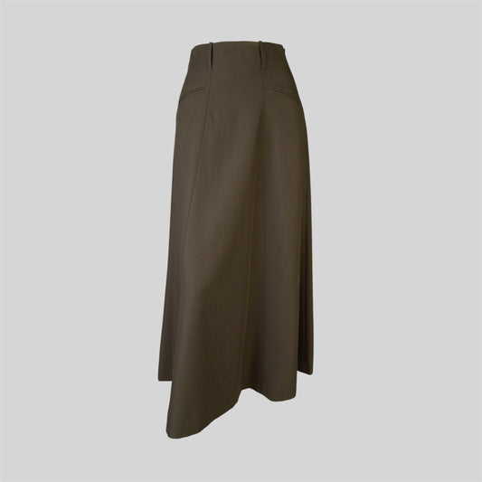 Women's Long Virgin Wool Skirt