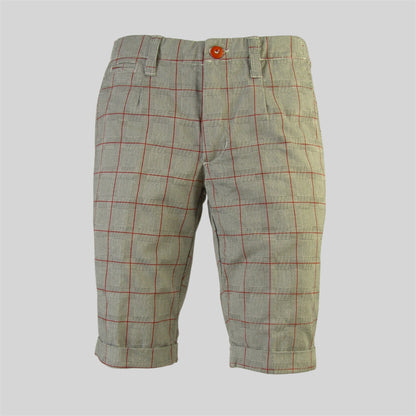 Men's Cotton Check pattern Bermuda