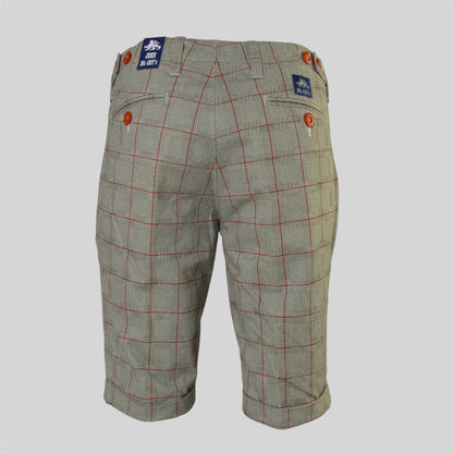 Men's Cotton Check pattern Bermuda